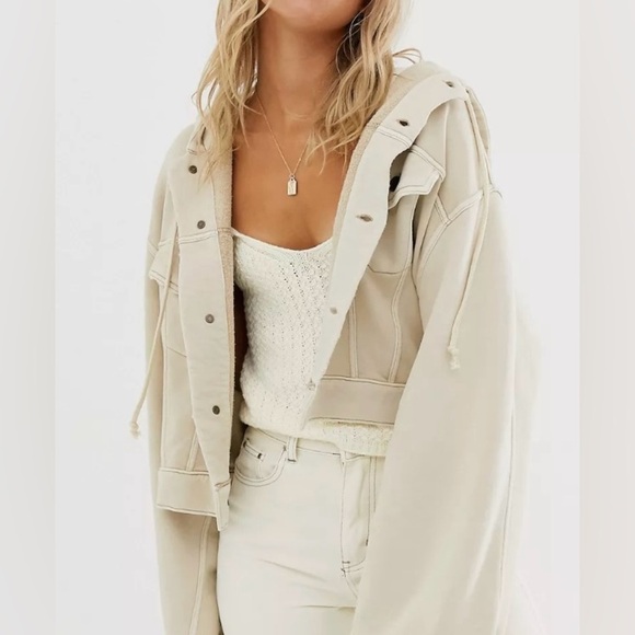 Free People Jackets & Blazers - Free People Dreamers Hooded Jacket